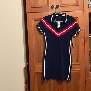 NWT collard polo dress